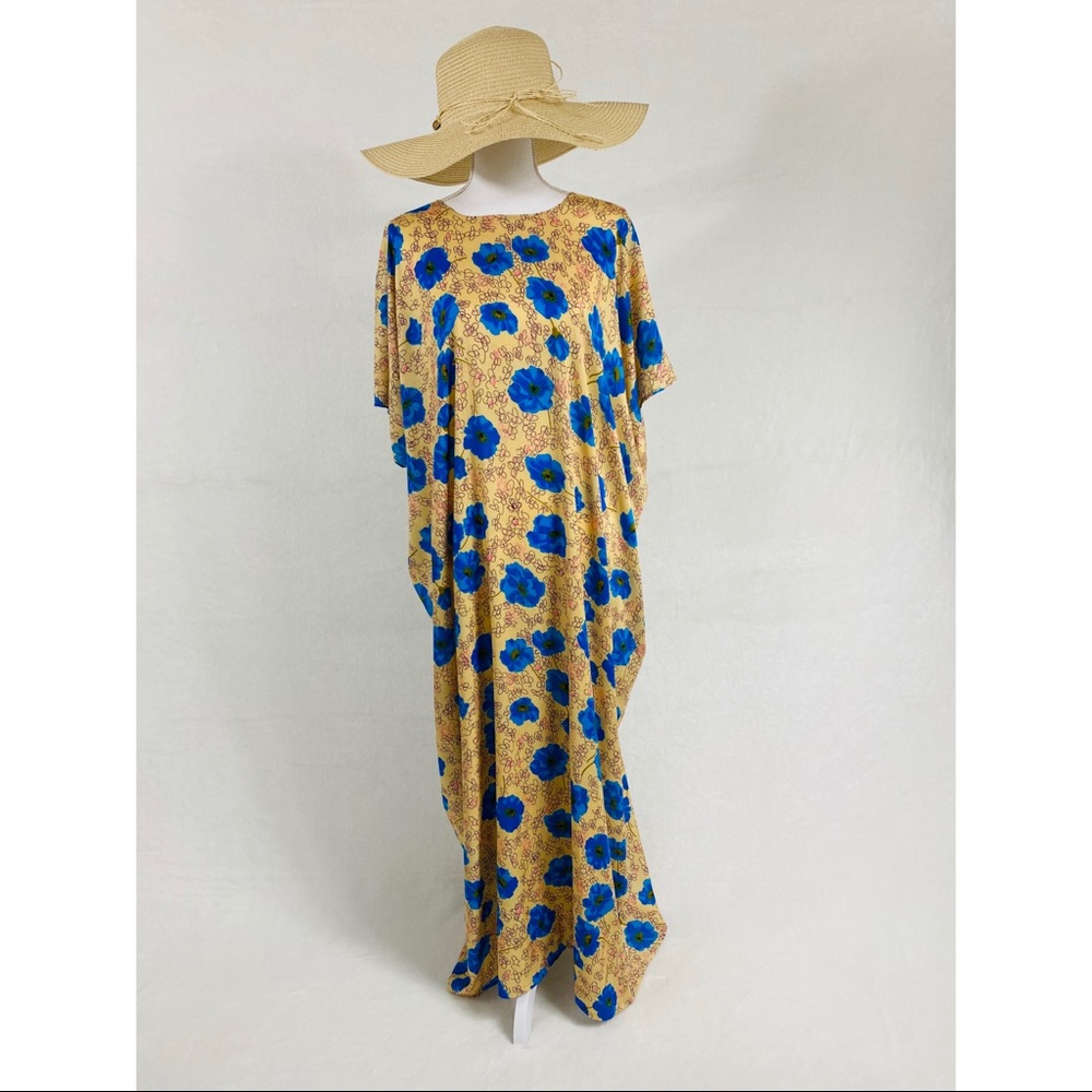 Spring and Summer Cozy Floral One Size Kaftan